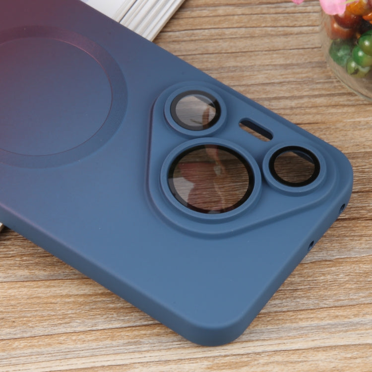 For Huawei Pura 70 Liquid TPU Silicone Gradient MagSafe Phone Case