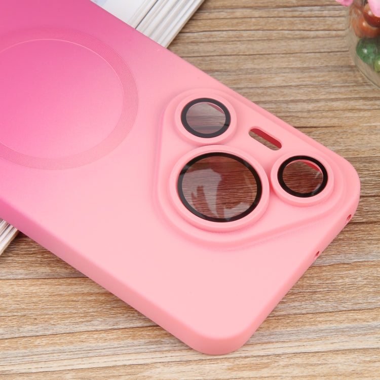 For Huawei Pura 70 Liquid TPU Silicone Gradient MagSafe Phone Case