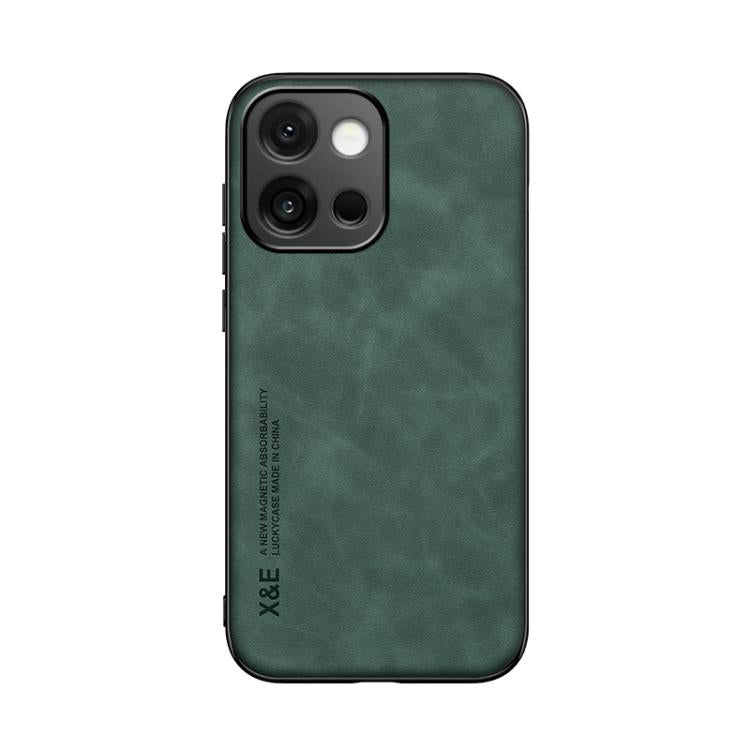 For OnePlus 13T Skin Feel Magnetic Leather Back Phone Case