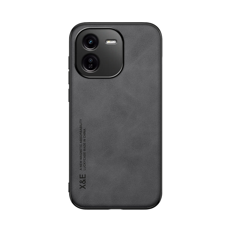 For vivo iQOO Z9x Skin Feel Magnetic Leather Back Phone Case
