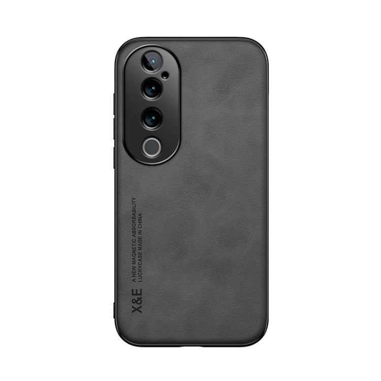 For vivo S19 Pro Skin Feel Magnetic Leather Back Phone Case