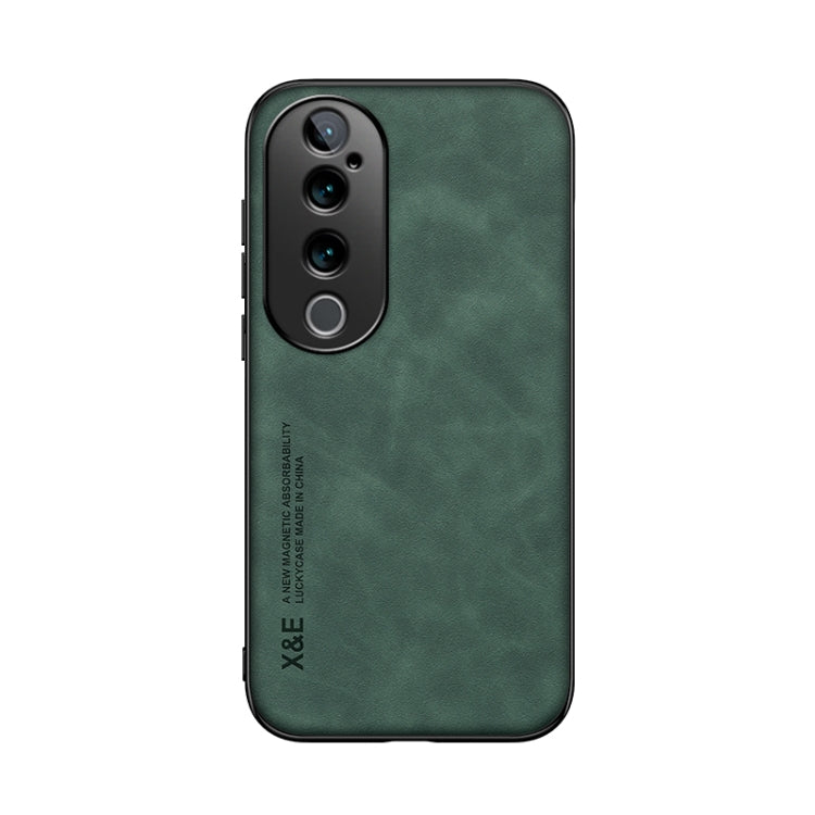 For vivo S19 Pro Skin Feel Magnetic Leather Back Phone Case
