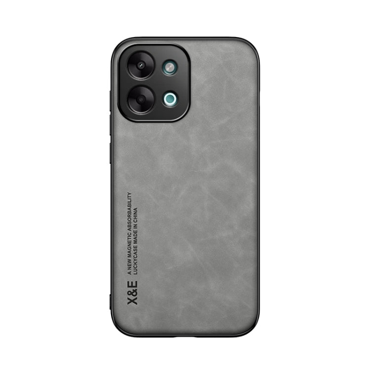 For vivo Y28 4G Skin Feel Magnetic Leather Back Phone Case