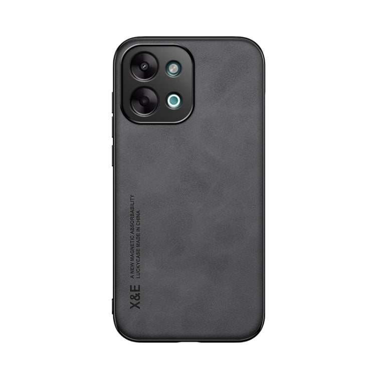 For vivo Y28 4G Skin Feel Magnetic Leather Back Phone Case