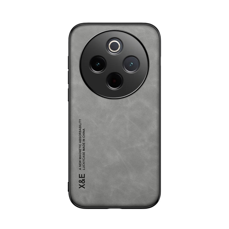 For vivo Y300 Pro Skin Feel Magnetic Leather Back Phone Case