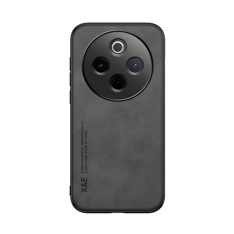 For vivo Y300 Pro Skin Feel Magnetic Leather Back Phone Case