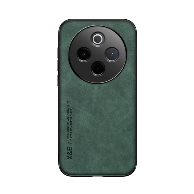 For vivo Y300 Pro Skin Feel Magnetic Leather Back Phone Case