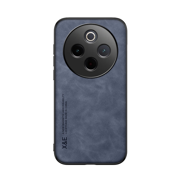 For vivo Y300 Pro Skin Feel Magnetic Leather Back Phone Case