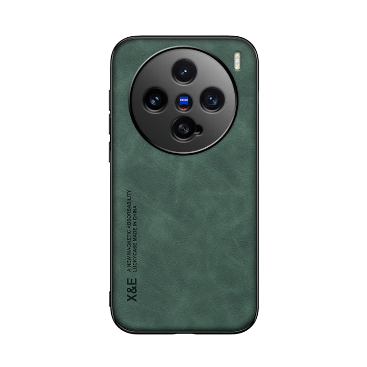 For vivo X200 Pro mini Skin Feel Magnetic Leather Back Phone Case