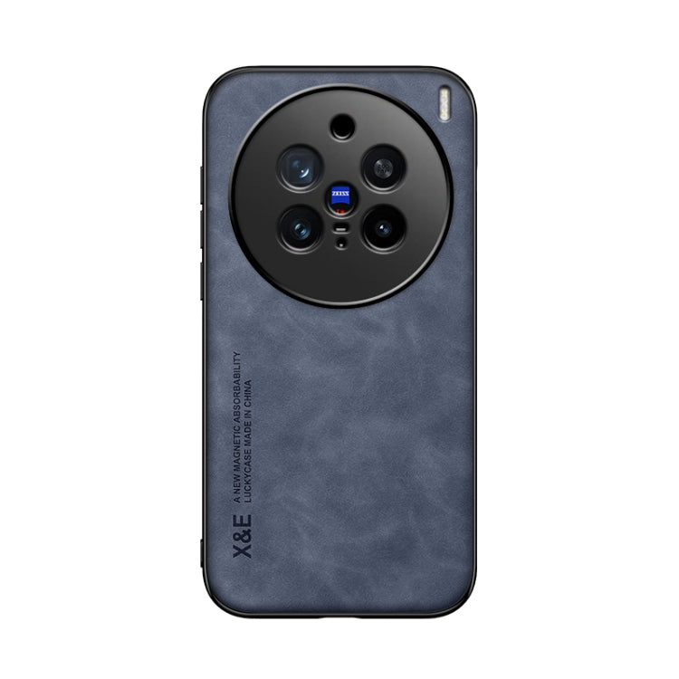 For vivo X200 Pro Skin Feel Magnetic Leather Back Phone Case