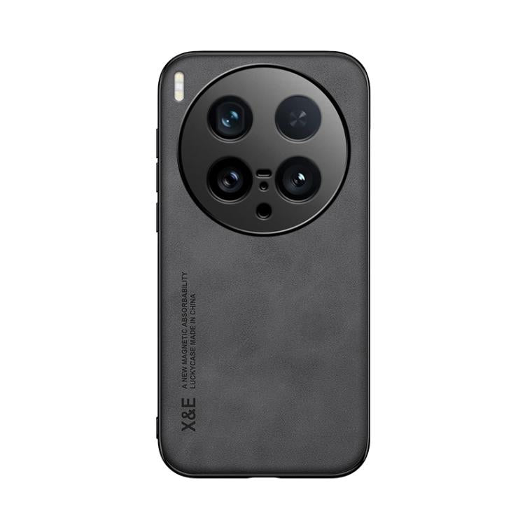 For vivo X200 Ultra Skin Feel Magnetic Leather Back Phone Case