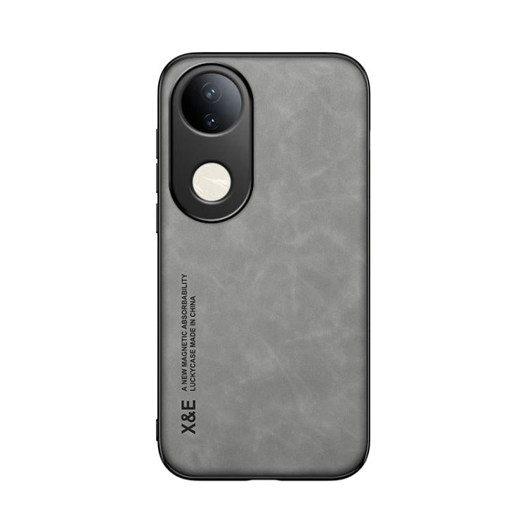 For vivo S20 Skin Feel Magnetic Leather Back Phone Case