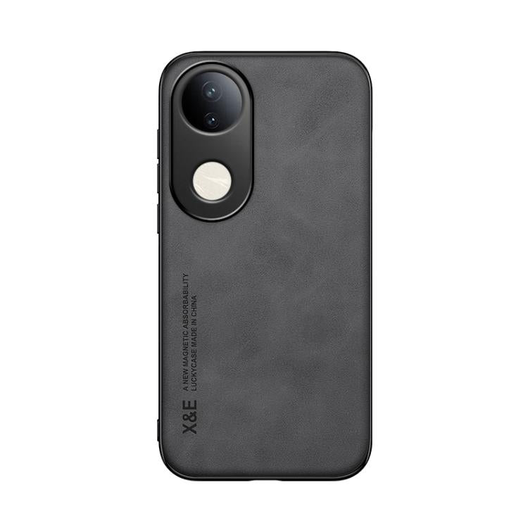 For vivo S20 Skin Feel Magnetic Leather Back Phone Case
