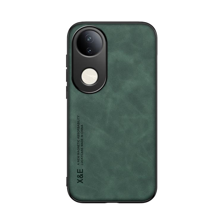 For vivo S20 Skin Feel Magnetic Leather Back Phone Case
