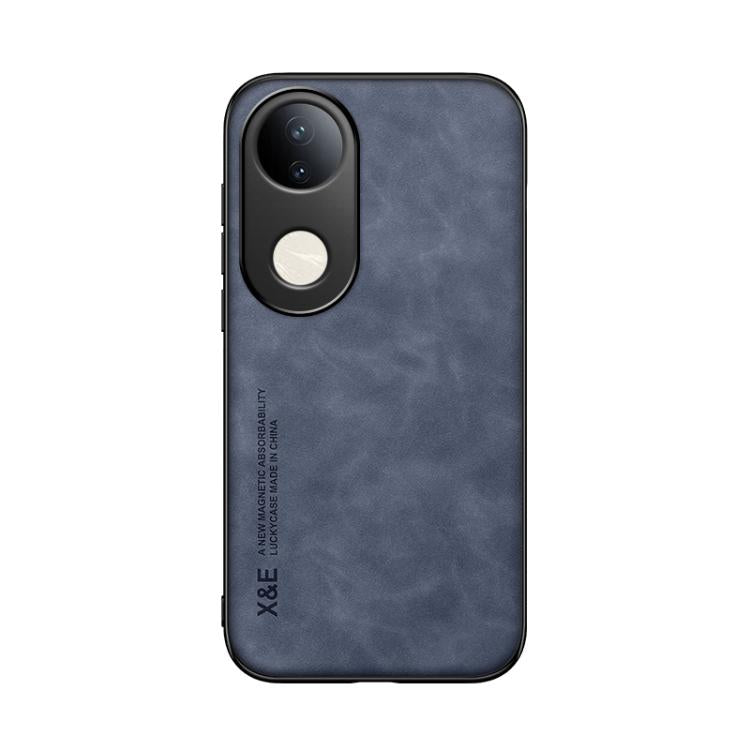 For vivo S20 Skin Feel Magnetic Leather Back Phone Case