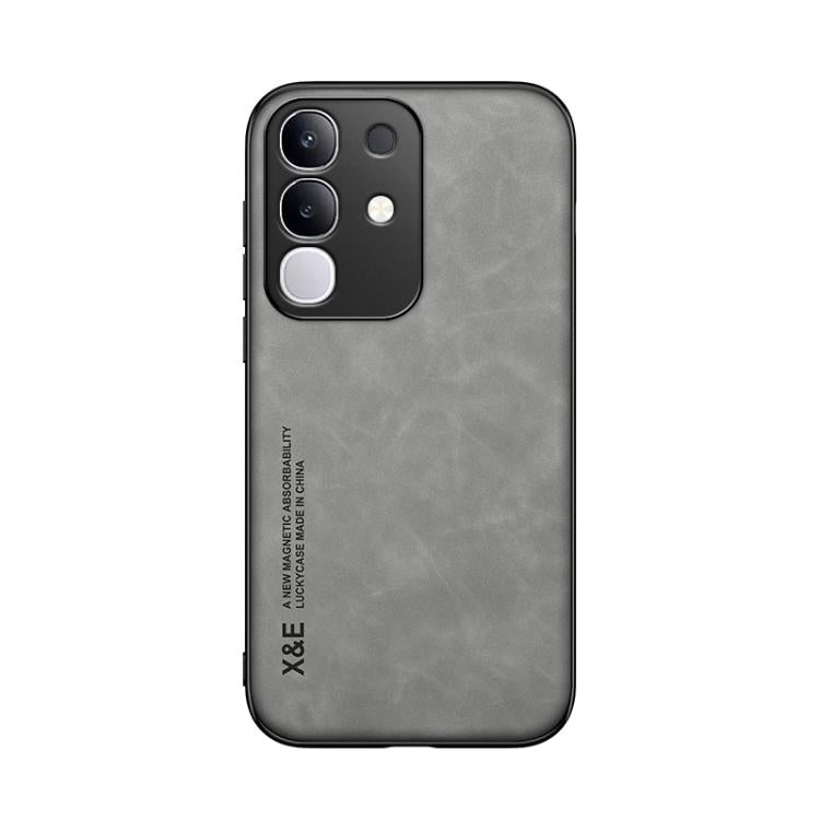 For vivo Y29 4G Skin Feel Magnetic Leather Back Phone Case