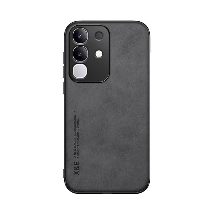 For vivo Y29 4G Skin Feel Magnetic Leather Back Phone Case