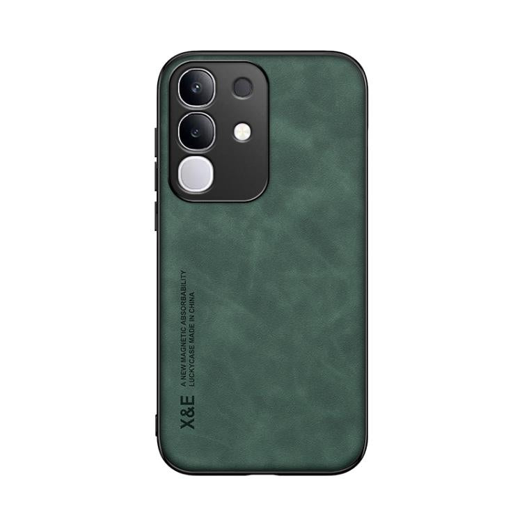 For vivo Y29 4G Skin Feel Magnetic Leather Back Phone Case