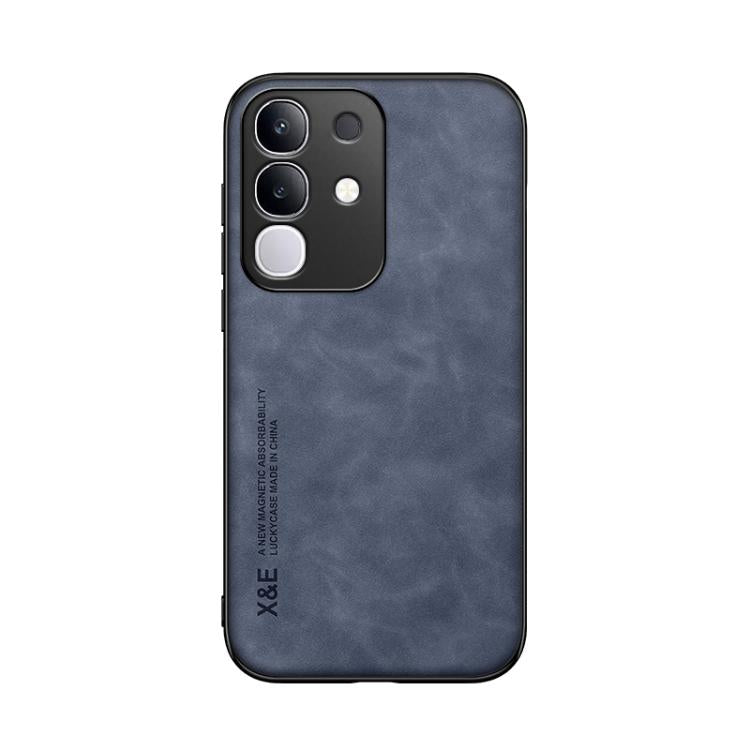 For vivo Y29 4G Skin Feel Magnetic Leather Back Phone Case