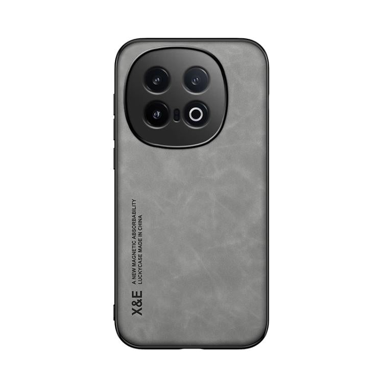 For vivo iQOO 13 Skin Feel Magnetic Leather Back Phone Case