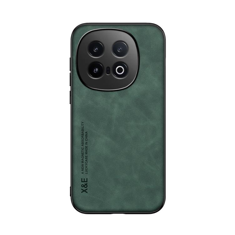 For vivo iQOO 13 Skin Feel Magnetic Leather Back Phone Case