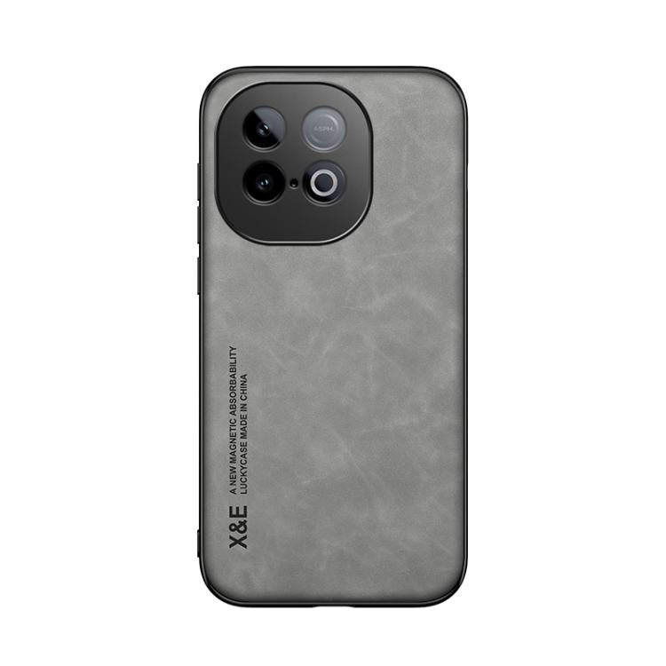 For vivo iQOO Z10 Turbo / Z10 Turbo Pro Skin Feel Magnetic Leather Back Phone Case