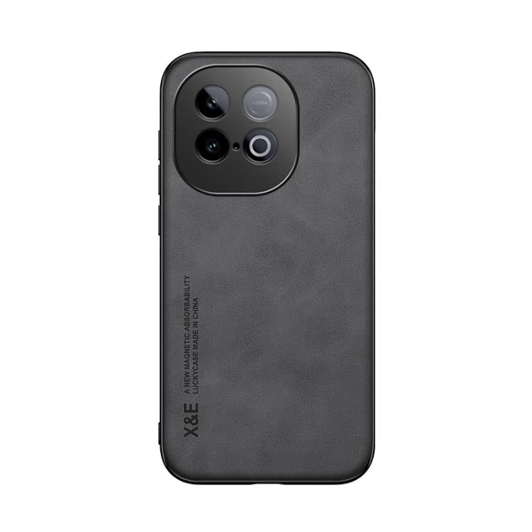 For vivo iQOO Z10 Turbo / Z10 Turbo Pro Skin Feel Magnetic Leather Back Phone Case