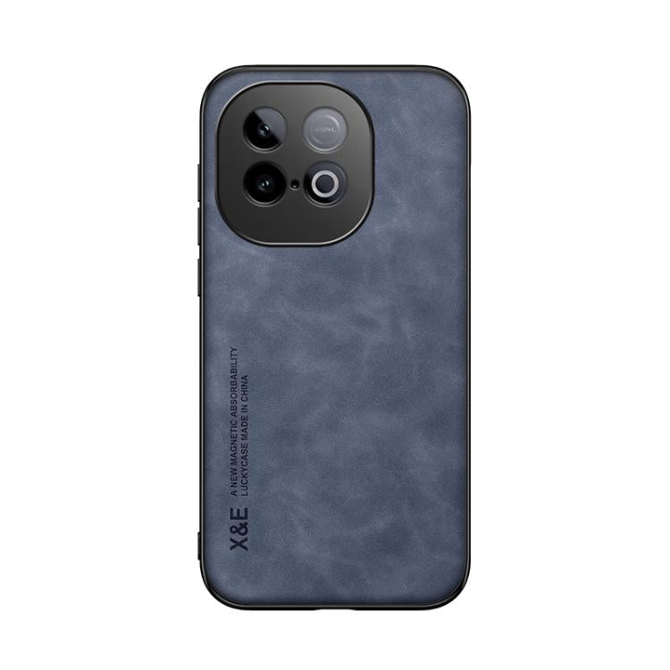 For vivo iQOO Z10 Turbo / Z10 Turbo Pro Skin Feel Magnetic Leather Back Phone Case