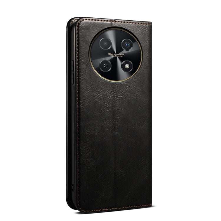 For Huawei Enjoy 70 Pro 5G Oil Wax Crazy Horse Texture Leather Phone Case
