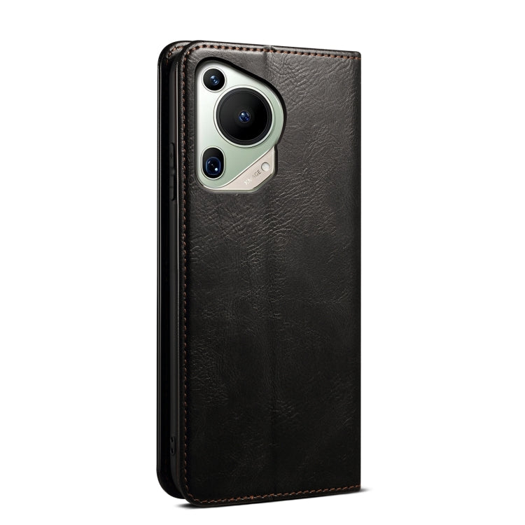 For Huawei Pura 70 Ultra Oil Wax Crazy Horse Texture Leather Phone Case