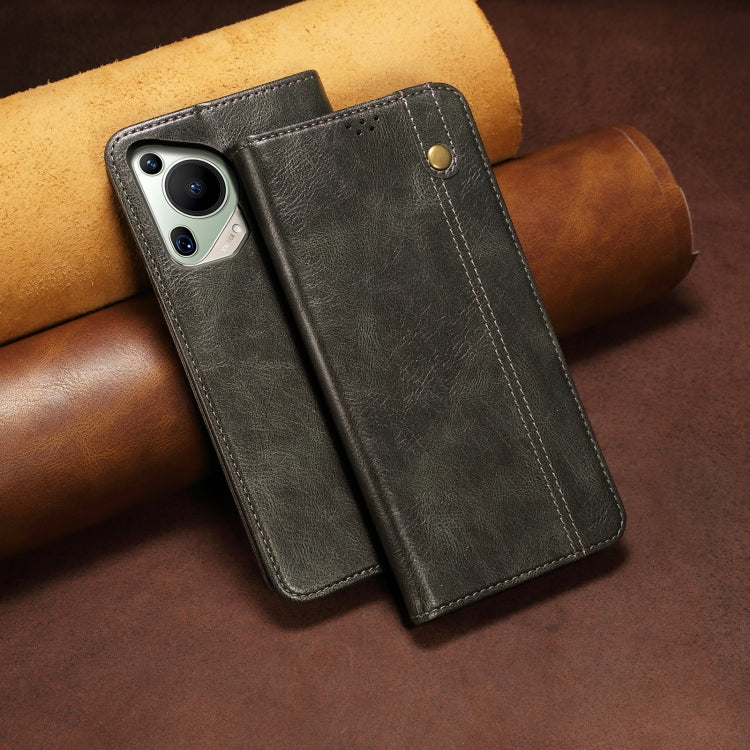 For Huawei Pura 70 Ultra Oil Wax Crazy Horse Texture Leather Phone Case