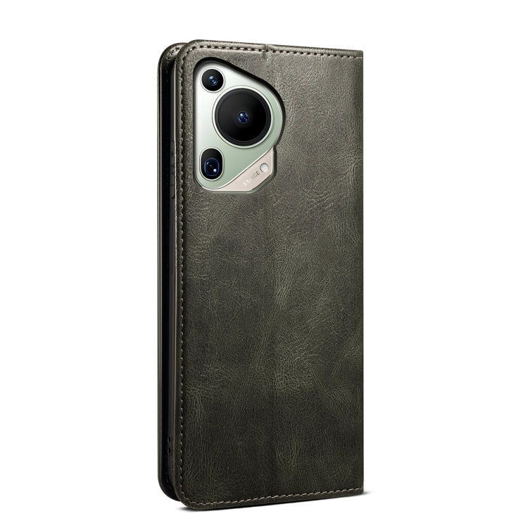 For Huawei Pura 70 Ultra Oil Wax Crazy Horse Texture Leather Phone Case