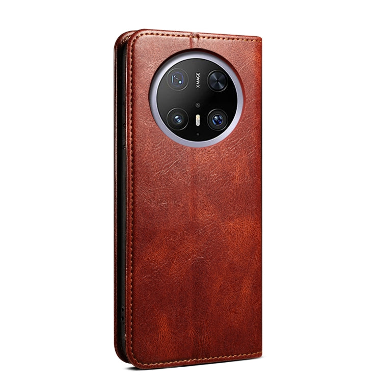 For Huawei Mate 70 5G Oil Wax Crazy Horse Texture Leather Phone Case