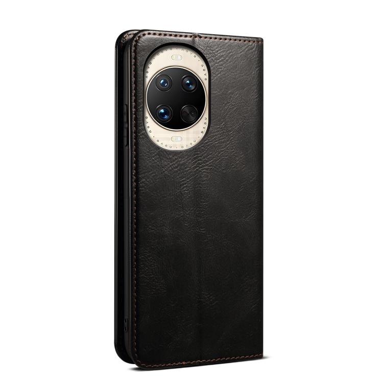 For Huawei nova 14 Pro Oil Wax Crazy Horse Texture Leather Phone Case