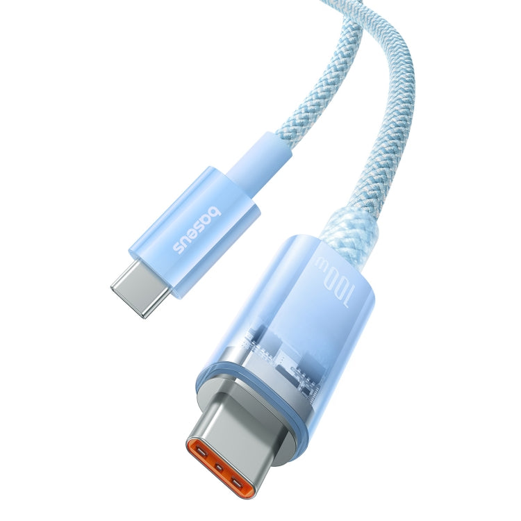 Baseus Explorer Series 100W USB-C / Type-C to USB-C / Type-C Smart Temperature Control Fast Charging Data Cable, Length: