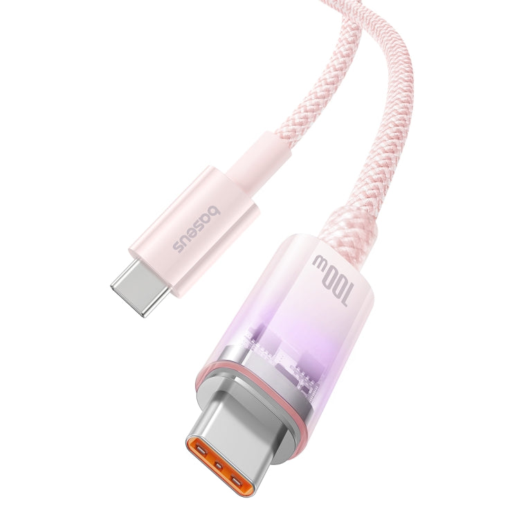 Baseus Explorer Series 100W USB-C / Type-C to USB-C / Type-C Smart Temperature Control Fast Charging Data Cable, Length: