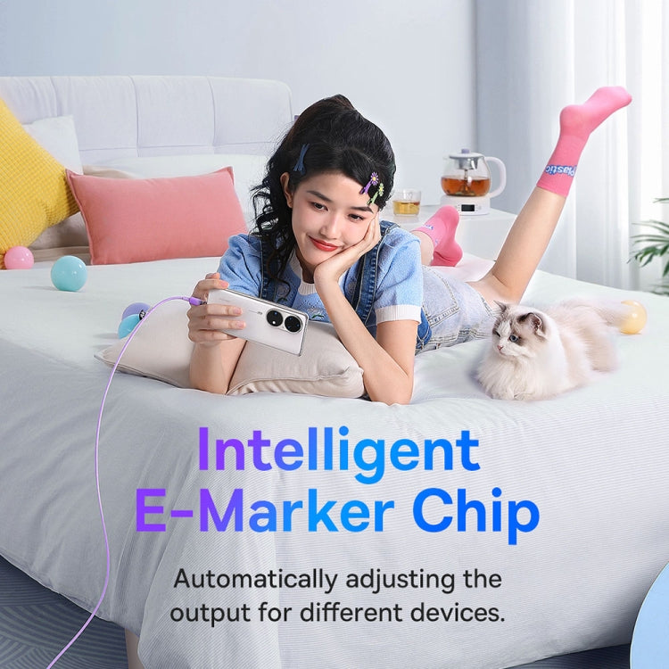 Baseus Explorer Series 100W USB-C / Type-C to USB-C / Type-C Smart Temperature Control Fast Charging Data Cable, Length: