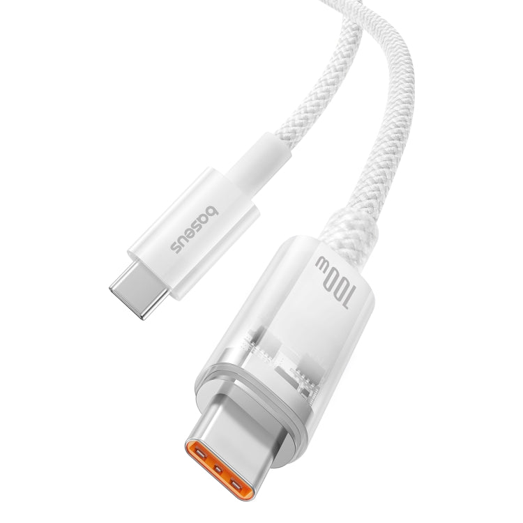 Baseus Explorer Series 100W USB-C / Type-C to USB-C / Type-C Smart Temperature Control Fast Charging Data Cable, Length: