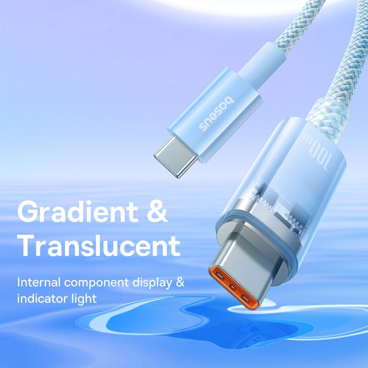 Baseus Explorer Series 100W USB-C / Type-C to USB-C / Type-C Smart Temperature Control Fast Charging Data Cable, Length: