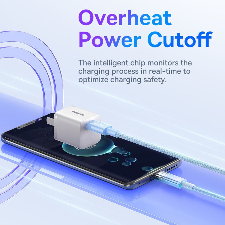 Baseus Explorer Series 100W USB-C / Type-C to USB-C / Type-C Smart Temperature Control Fast Charging Data Cable, Length: