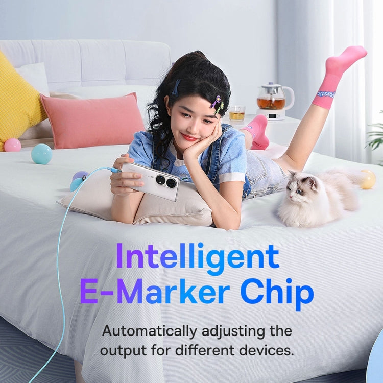 Baseus Explorer Series 100W USB-C / Type-C to USB-C / Type-C Smart Temperature Control Fast Charging Data Cable, Length: