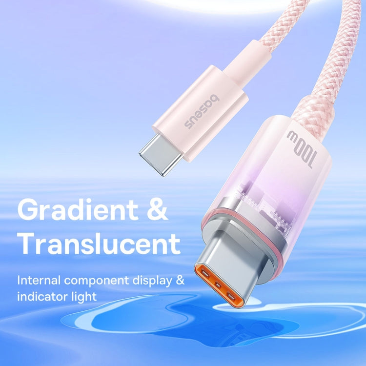 Baseus Explorer Series 100W USB-C / Type-C to USB-C / Type-C Smart Temperature Control Fast Charging Data Cable, Length: