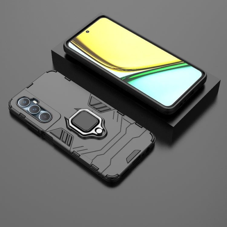 For Realme C65 4G Shockproof PC + TPU Holder Phone Case