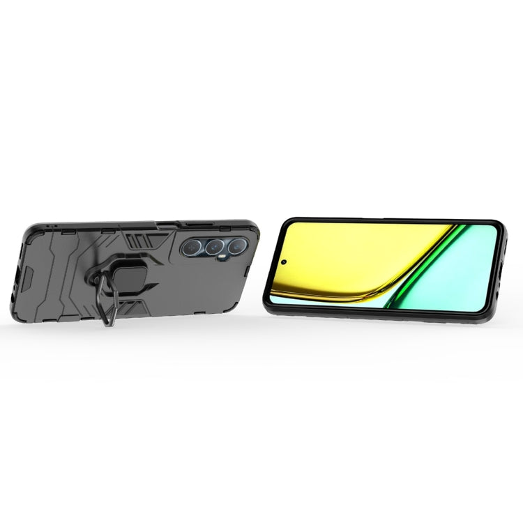 For Realme C65 4G Shockproof PC + TPU Holder Phone Case