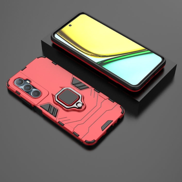 For Realme C65 4G Shockproof PC + TPU Holder Phone Case
