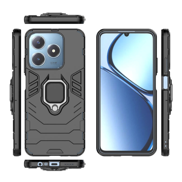 For Realme C63 Shockproof PC + TPU Holder Phone Case