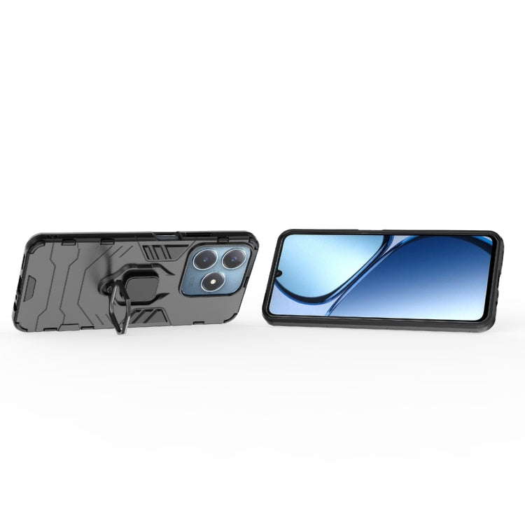 For Realme C63 Shockproof PC + TPU Holder Phone Case