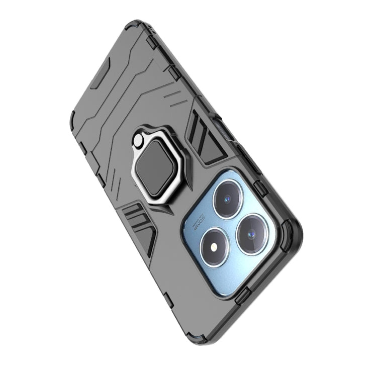 For Realme C63 Shockproof PC + TPU Holder Phone Case