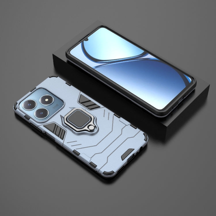 For Realme C63 Shockproof PC + TPU Holder Phone Case
