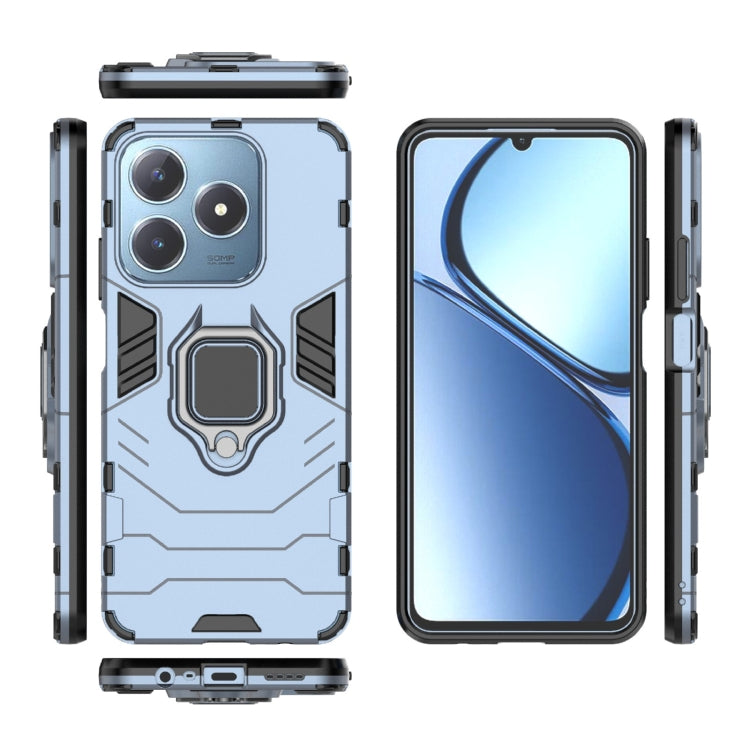 For Realme C63 Shockproof PC + TPU Holder Phone Case